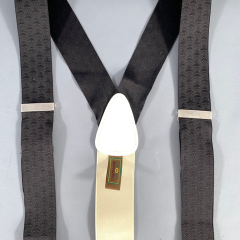 TRAFALGAR Black White Insect Suspenders