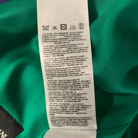GIORGIO ARMANI Size M Silk Blend Geometric Jacket