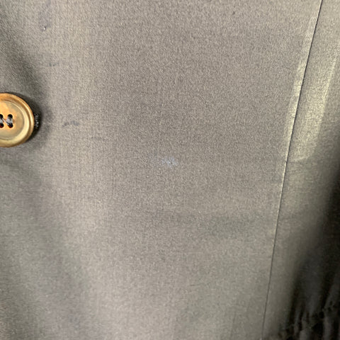 BRUNELLO CUCINELLI Size 38 Navy Virgin Wool Silk Notch Lapel Sport Coat
