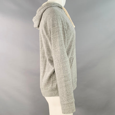 OUR LEGACY Size S Grey Heather Cotton Blend Hoodie Sweatshirt