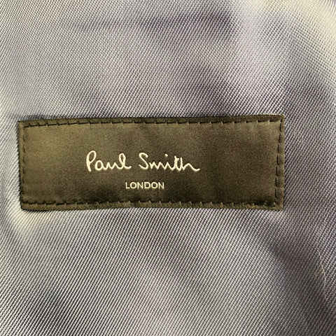 PAUL SMITH Size 38 Burgundy Mauve Cotton Blend Single Breasted Slim Fit Suit