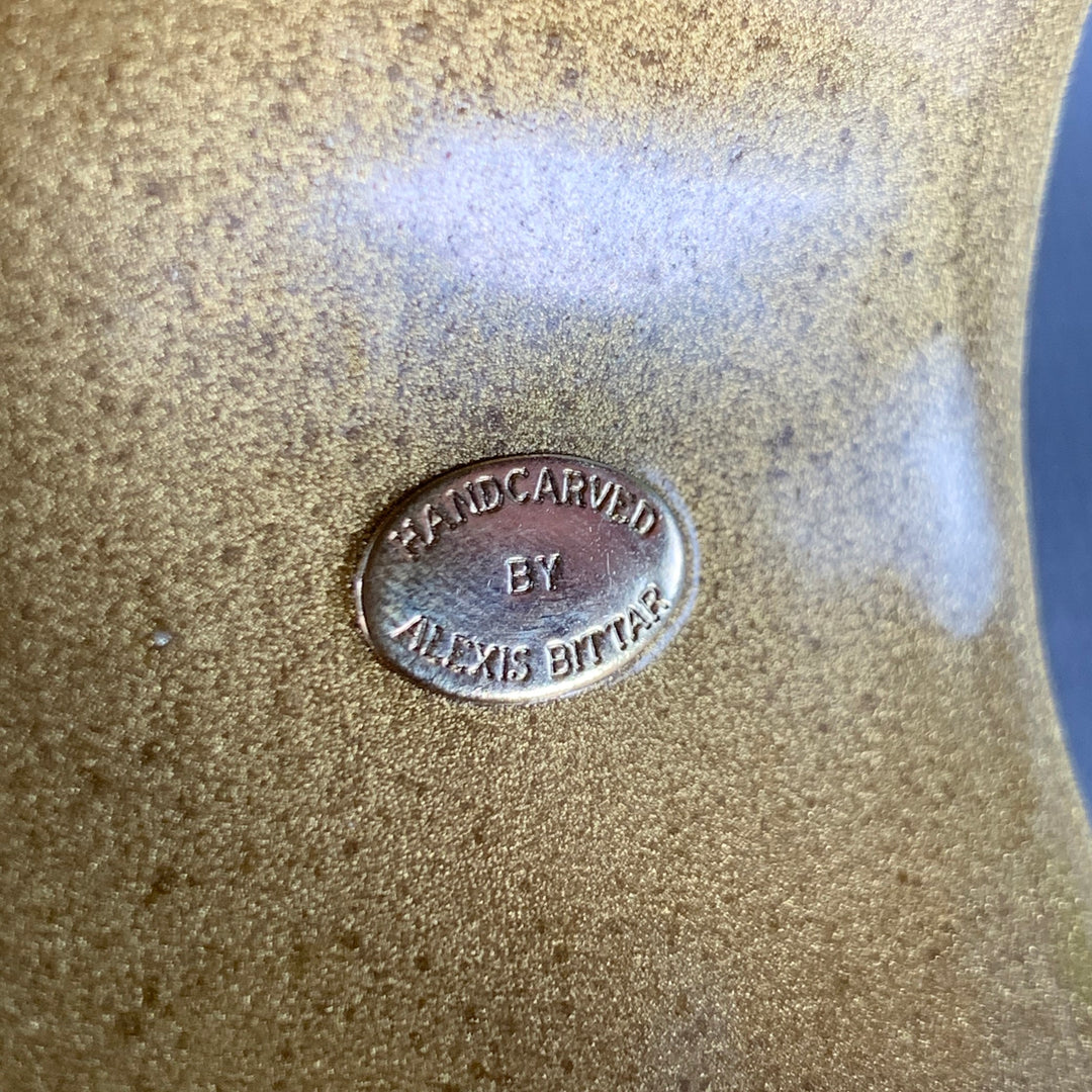 ALEXIS BITTAR Grey Silver Rhinestones Lucite Cuff Bracelet