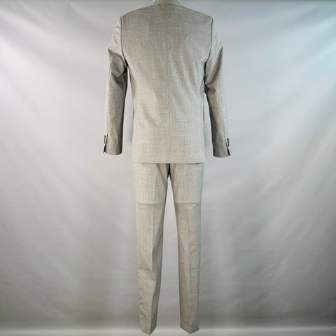 AMI by ALEXANDRE MATTIUSSI Size 38 Grey Wool Notch Lapel Suit