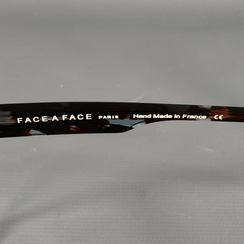 FACE A FACE Gordon 1 Grey Clear Marbled Acetate Eyewear