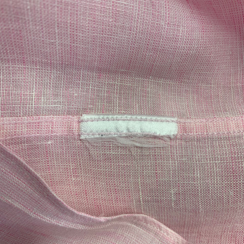 ORLEBAR BROWN Size S Pink Textured Long Sleeve Shirt