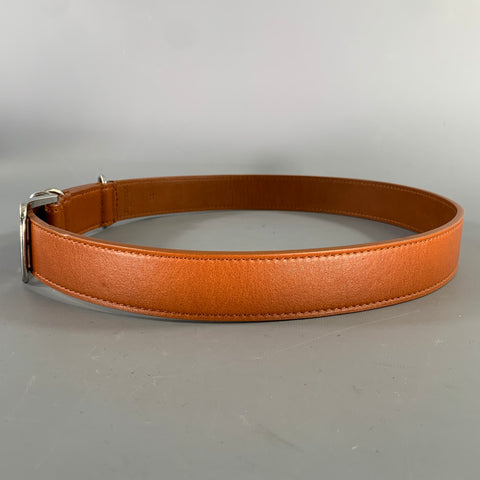 SHINOLA Size 36 Brown Leather Belt