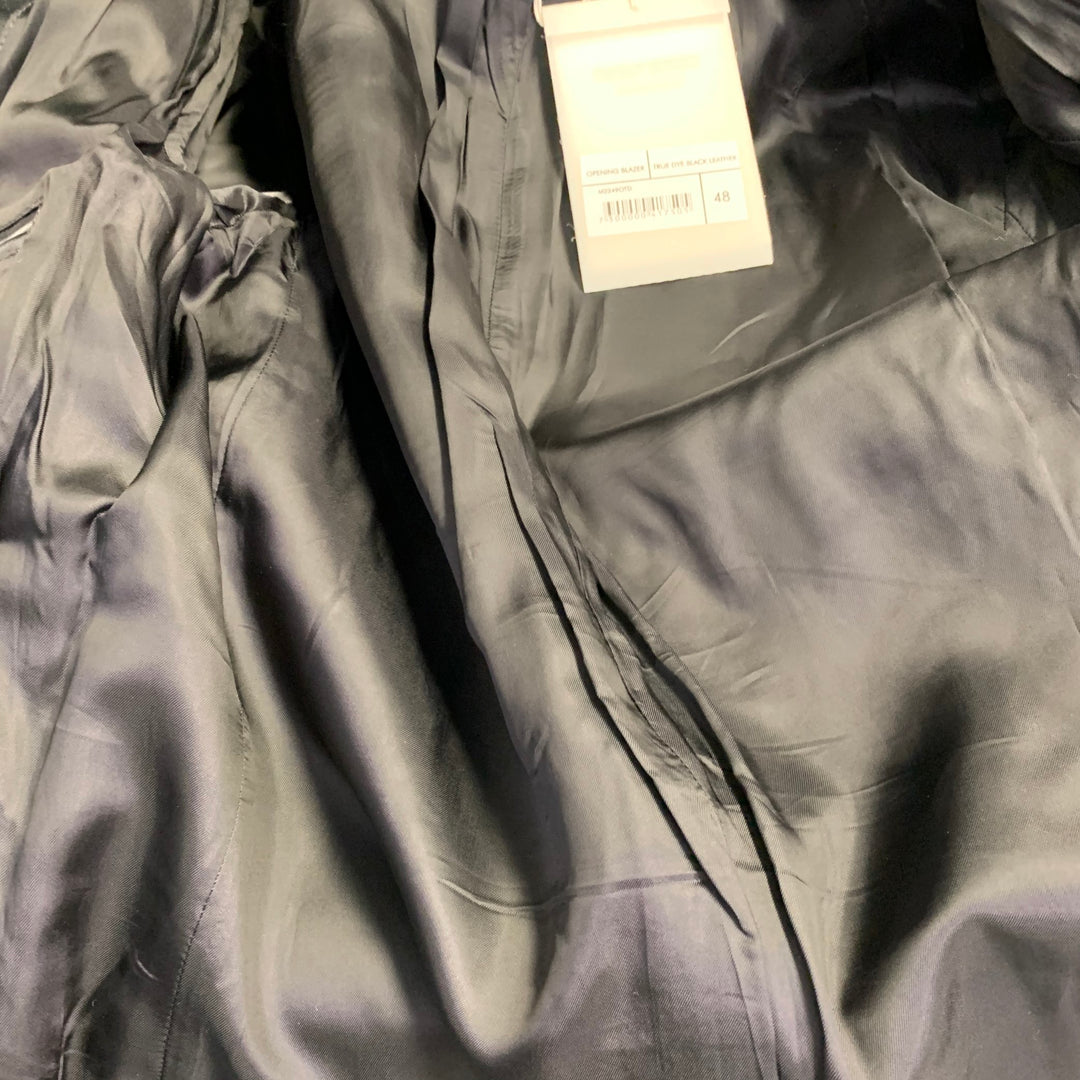 OUR LEGACY Size 38 Opening Blazer Black Calf Leather Jacket