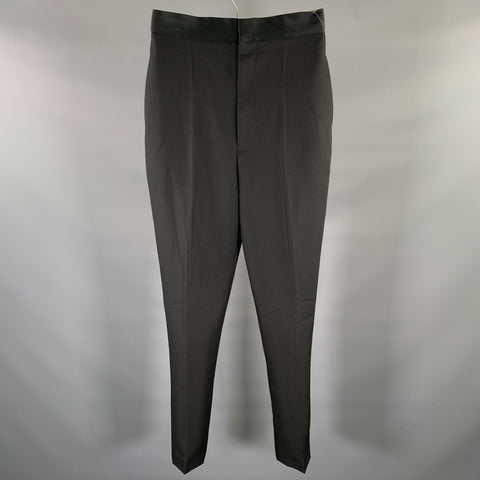 HAIDER ACKERMANN Size 30 Black Wool Dress Pants