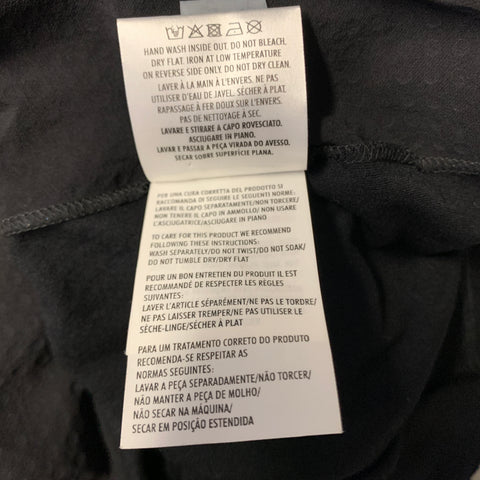 GUCCI Size One Size Black Studded Silk Crew Neck T Shirt