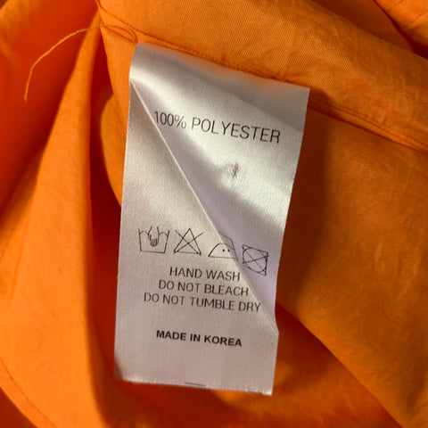 THE FRANKIE SHOP Size M Orange Polyester Oversized Long Sleeve Shirt