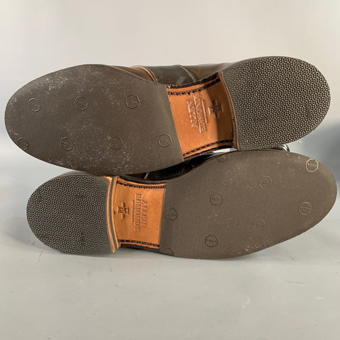 ALLEN EDMONDS Size 7 Randolph Brown Leather Penny Loafers