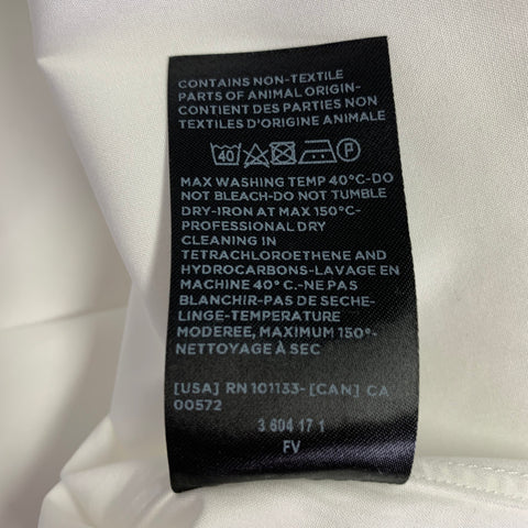 TOM FORD Size M White Cotton French Cuffs Long Sleeve Shirt