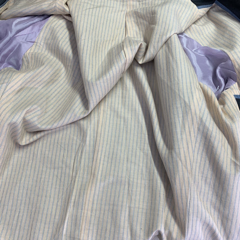 TROVATO Size 44 Grey Polyester Blend Single Breasted Sport Coat
