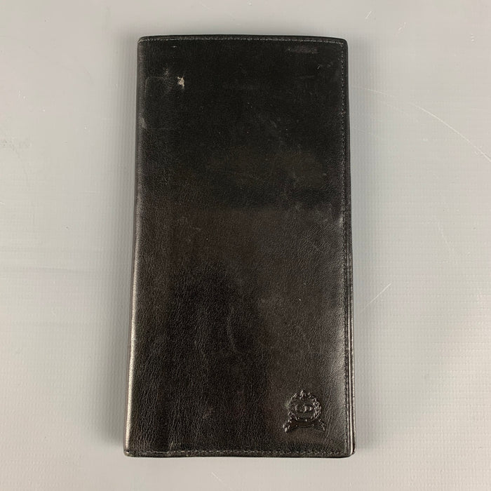 CHRISTIAN DIOR Portefeuille en cuir noir