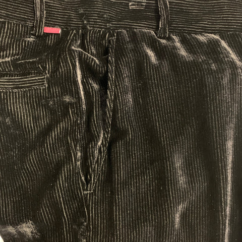 SIES MARJAN Size S Black Velvet Silk Cotton Button Up Shirt Pants Set