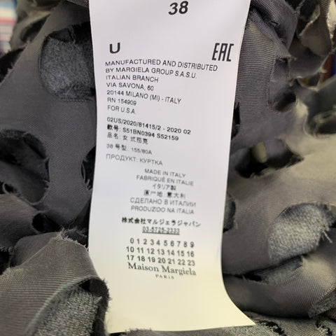 MAISON MARGIELA Size 4 Grey Wool  Polyester Blazer Jacket