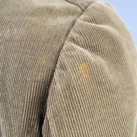 DRIES VAN NOTEN Size 44 Green Olive Corduroy Cotton Jacket
