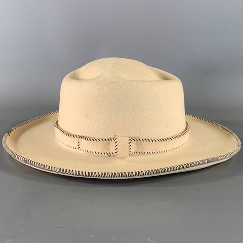 THE SCALA COLLECTION Cream Black Wool Hats