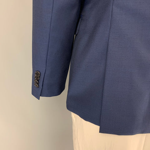 JOHN VARVATOS * U.S.A. Size 40 Navy Wool Notch Lapel Sport Coat
