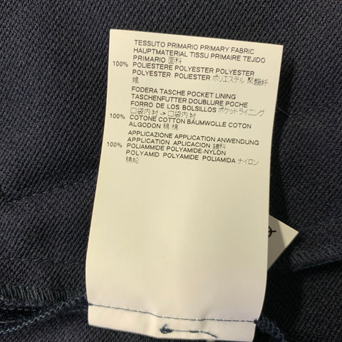 MARNI SS2018 Size M Blue Navy Patch Polyester Track Jacket Jacket