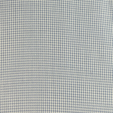 Chemise manches longues Eton taille M en coton à carreaux bleu et blanc coupe cintrée col cutaway