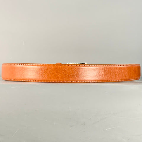 ALDEN Size 32 Brown Silver Leather Belt