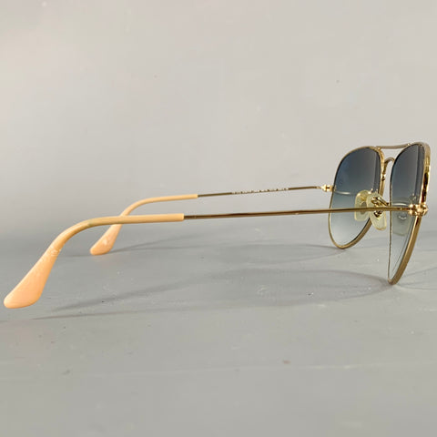 RAY-BAN Gold Metal Sunglasses