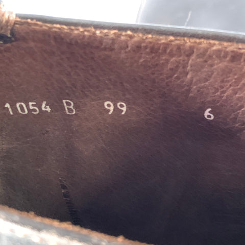 PRADA Size 7 Brown Leather Hook Loop Engineer Boots