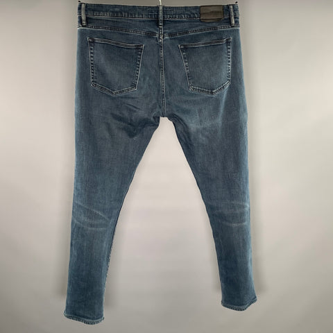 BURBERRY BRIT Size 36 Navy Wash Cotton Straight leg Jeans