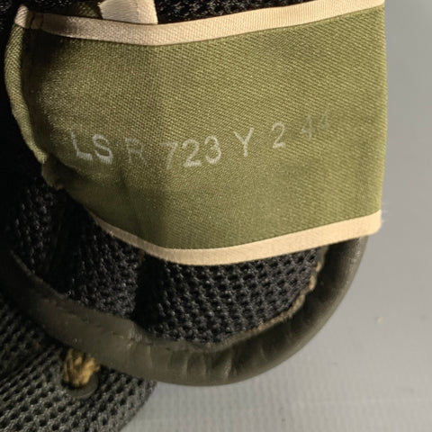 VALENTINO Size 11 Green Multi-Color Camo Blend Lace Up Sneakers