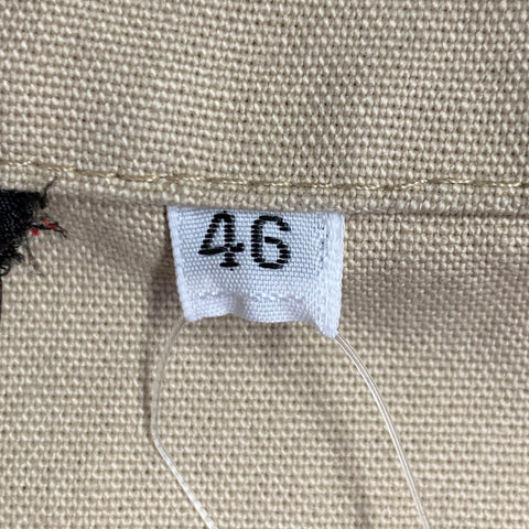 VETRA Taille 36 Coton Beige Gilet Deux Poches