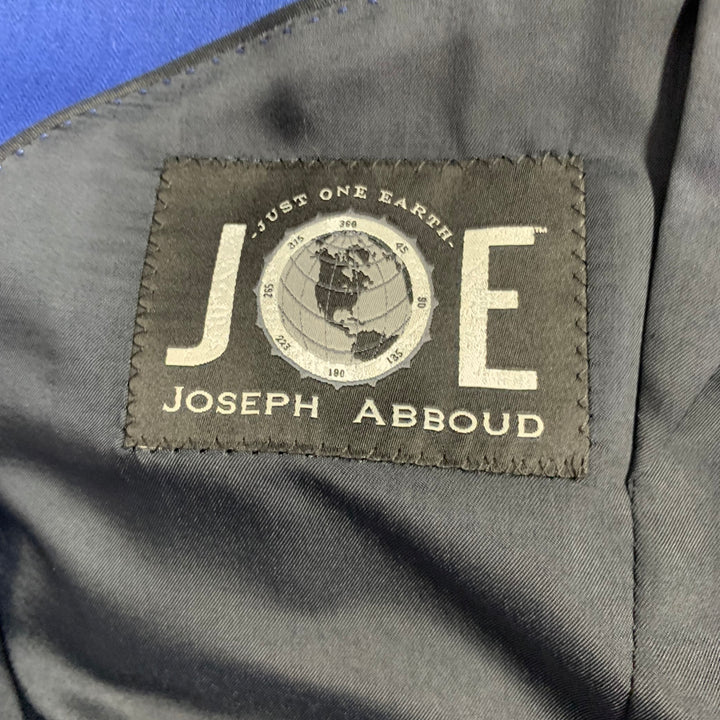 JOSEPH ABBOUD Size 40 Blue Wool Blend Single Breasted Suit