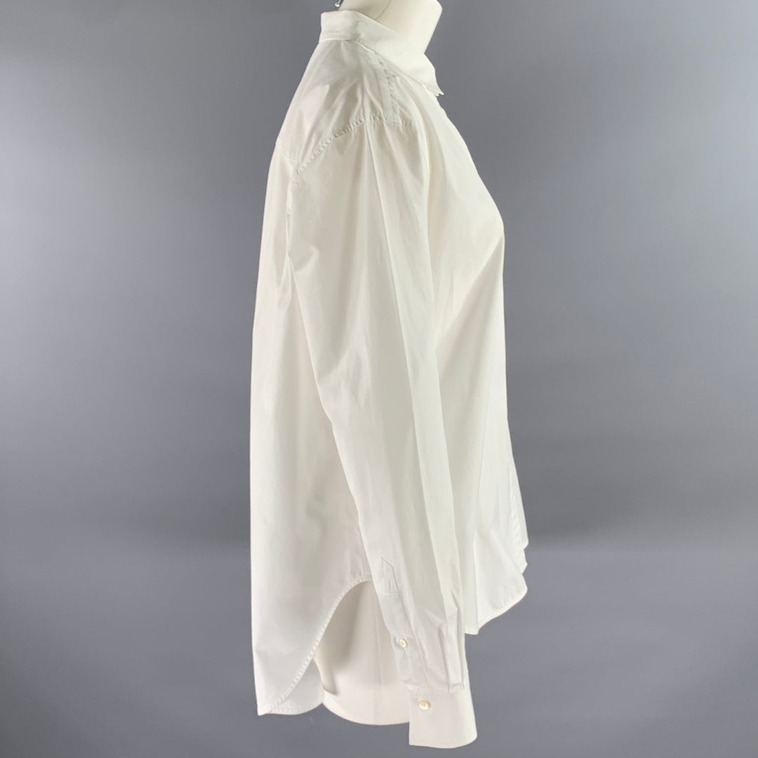 TOTEME Size 8 White Cotton Shirt