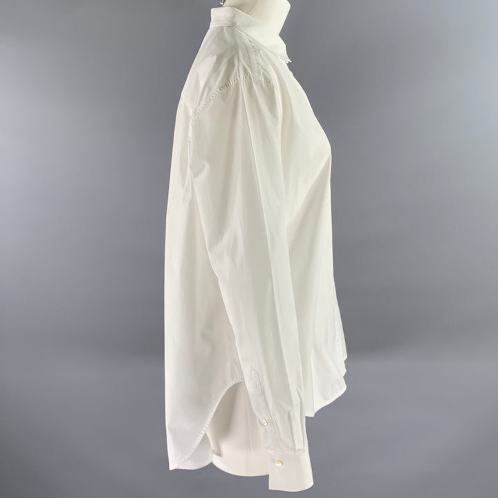 TOTEME Size 8 White Cotton Shirt
