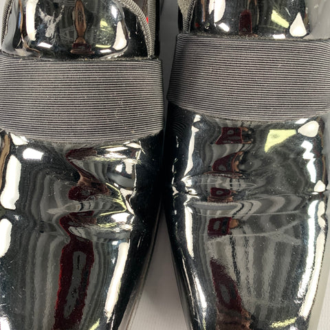 TOM FORD Size 7.5 Black Leather Slip On Loafers