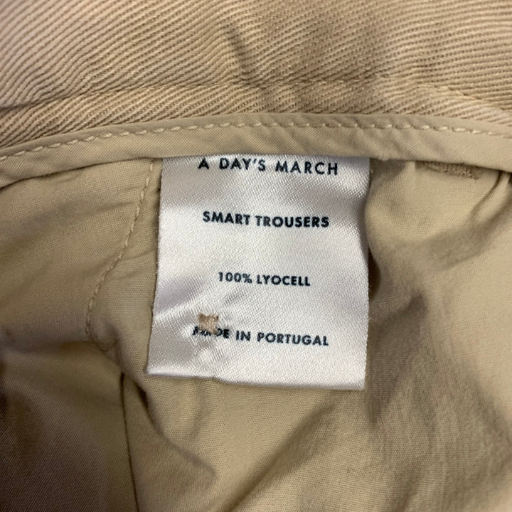 A DAY'S MARCH Size 30 Khaki Lyocell Straight Casual Pants