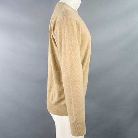 TSE Size M Camel Cashmere Crew Neck Pullover