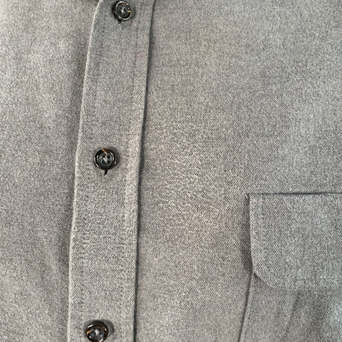 TAYLOR STITCH Size XL The Division Grey Slate Organic Cotton Two Pockets Long Sleeve Shirt