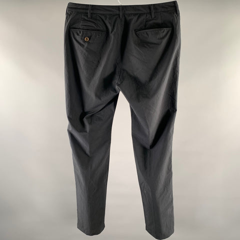 SAGE DE CRET Size 34 Navy Polyester Lightweight Casual Pants