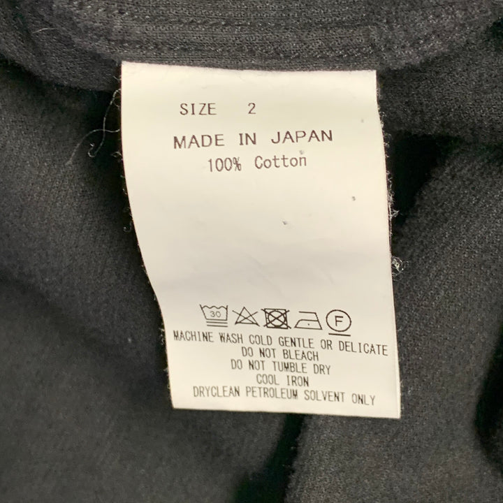 MARKAWARE Size M Black Corduroy Cotton Oversized Two Pockets Long Sleeve Shirt