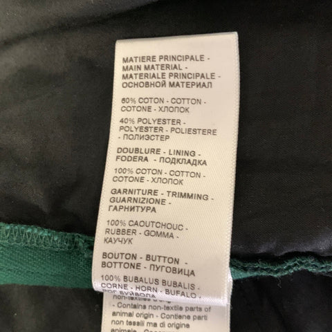 LANVIN Size 30 Green Cotton Blend Zip Fly Casual Pants