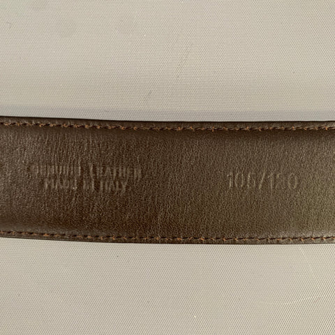 STEFANOBI Size 34 Burgundy Leather Belt