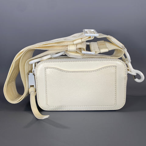 MARC JACOBS SS2016 Cream White Leather Shoulder Bag