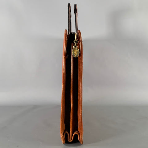 Mallette VINTAGE en cuir marron