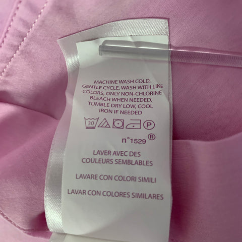 RALPH LAUREN Size XL Pink Cotton Pointed Collar Long Sleeve Shirt