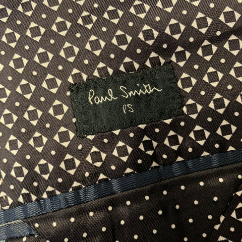 PS by PAUL SMITH Size 42 Turquoise Wool Mohair Notch Lapel Sport Coat