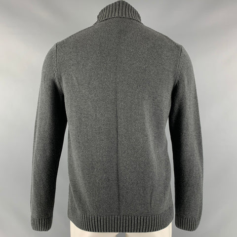 TASSO ELBA Size M Grey Knit Turtleneck Sweater
