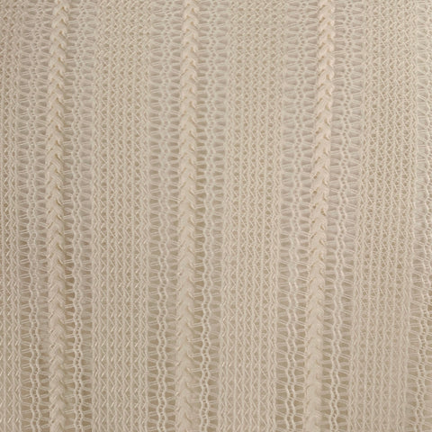 RE:ROOM Size M Cream Crochet Short Sleeve Shirt