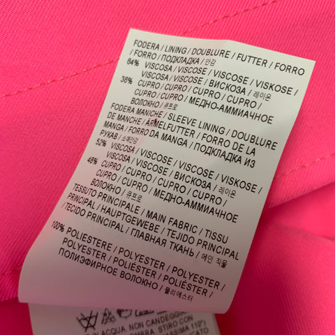 GOLDEN GOOSE Size S Pink Polyester Trench Coat