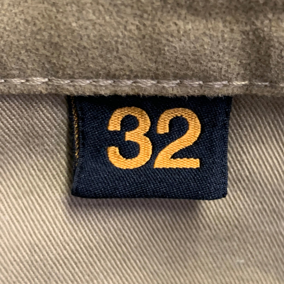 C.O.F. STUDIO Size 32 Tan Cotton Moleskin Tapered Casual Pants